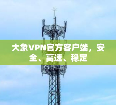 大象VPN官方客户端，安全、高速、稳定